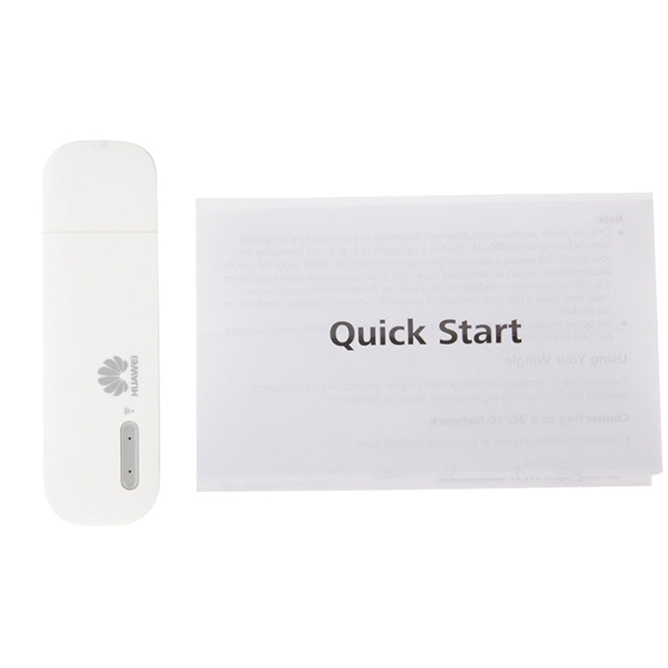 For Huawei Wingle E8231 3G USB Wireless Modem SIM Card Data Card Wifi Dongle Mobile Hotspot, Sign Random Delivery(White)