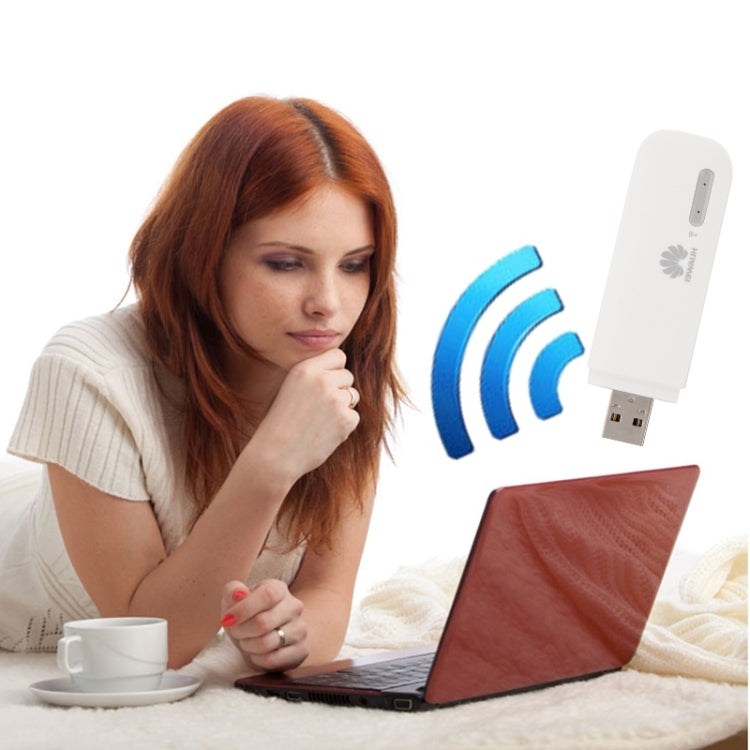 For Huawei Wingle E8231 3G USB Wireless Modem SIM Card Data Card Wifi Dongle Mobile Hotspot, Sign Random Delivery(White)