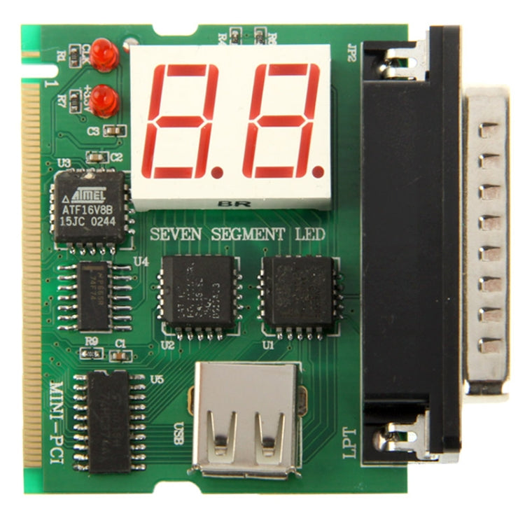 2 Bit Computer Motherboard Debug Card, Post Card, Port 80 Card