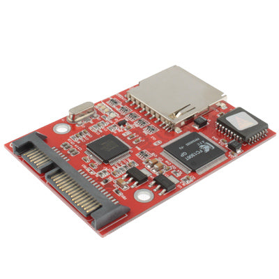 SDHC / SD Card to SATA Adapter(Red)