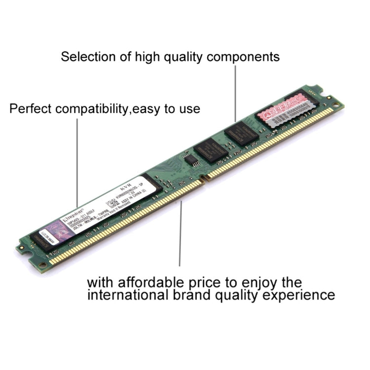 KVR800D2N6/2G-SP DDR2 2GB PC2-6400 CL6 240-Pin SODIMM Desktop Memory