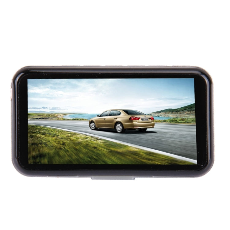 4.3 inch HD TFT Monitor Dual Channels Cameras Car DVR Video Recorder Reversing Rearview Mirror(Black)