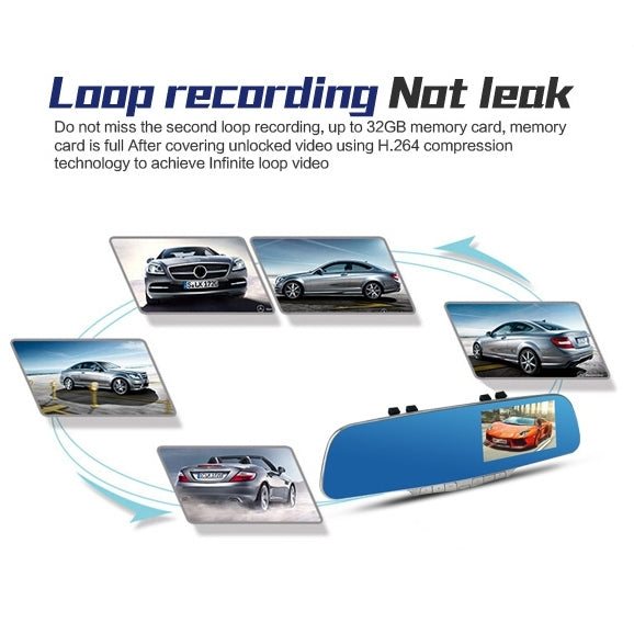 GEBITE G630 Full HD 1080P 2.4 inch Screen Display Mini Vehicle DVR, 140 Degree Wide Angle Viewing, Support Loop Recording / Motion Detection / Lock Screen Function / Parking Guard