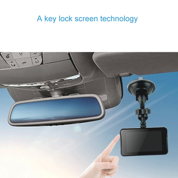 GEBITE G680 Full HD 1080P 3.0 inch Screen Display Vehicle DVR, 170 Degree Wide Angle Viewing, Support Loop Recording / Motion Detection / HDMI Output / Lock Screen Function / Parking Guard / Night Vision / G-Sensor