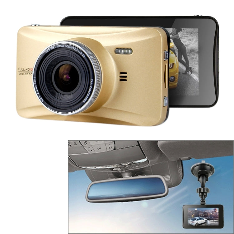 GEBITE G690 Full HD 1080P 3.0 inch Screen Display Vehicle DVR, 170 Degree Wide Angle Viewing Support Loop Recording / Motion Detection / HDMI Output / Lock Screen Function / Parking Guard / Night Vision / G-Sensor