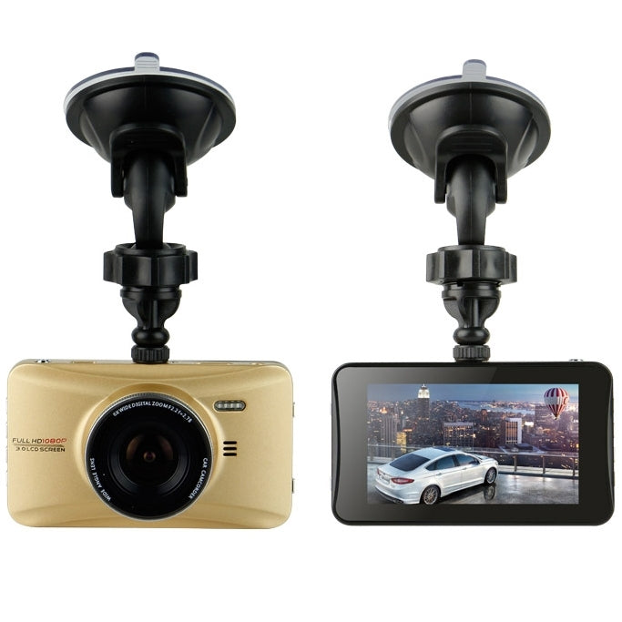 GEBITE G690 Full HD 1080P 3.0 inch Screen Display Vehicle DVR, 170 Degree Wide Angle Viewing Support Loop Recording / Motion Detection / HDMI Output / Lock Screen Function / Parking Guard / Night Vision / G-Sensor