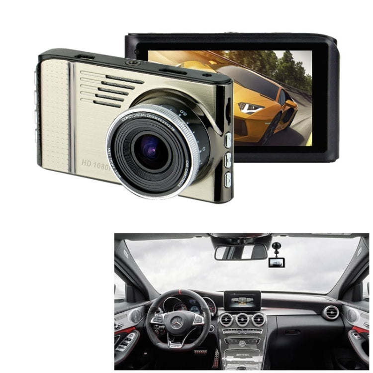 GEBITE G685 Full HD 1080P 3.0 inch Screen Display Vehicle DVR, 170 Degree Wide Angle Viewing, Support Loop Recording / Motion Detection / Parking Guard / Lock Screen Function / Night Vision / G-sensor / HDMI Output