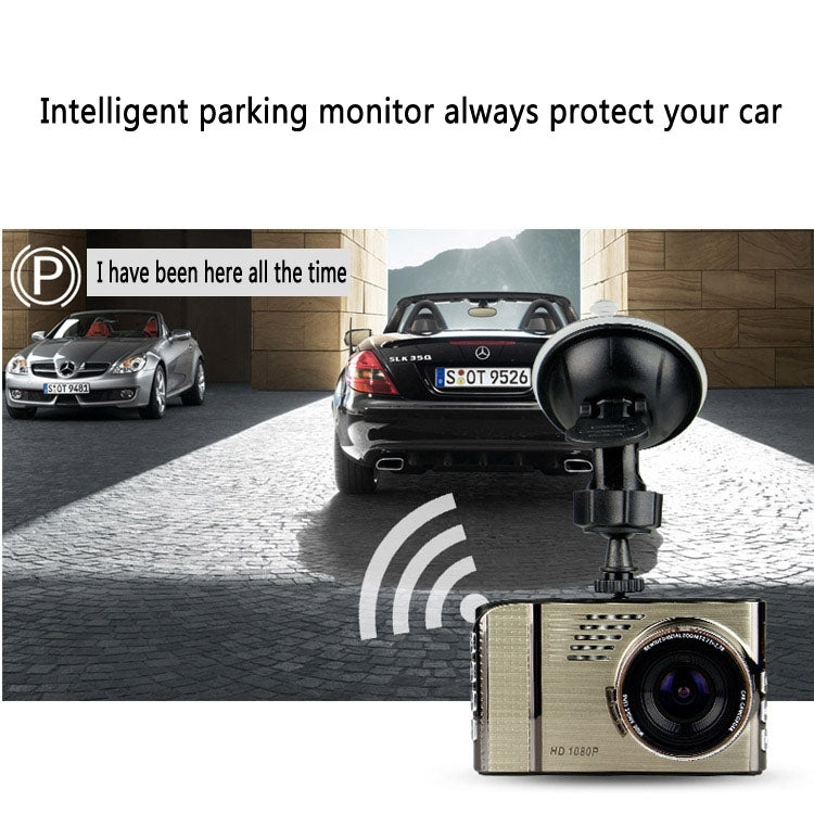 GEBITE G685 Full HD 1080P 3.0 inch Screen Display Vehicle DVR, 170 Degree Wide Angle Viewing, Support Loop Recording / Motion Detection / Parking Guard / Lock Screen Function / Night Vision / G-sensor / HDMI Output