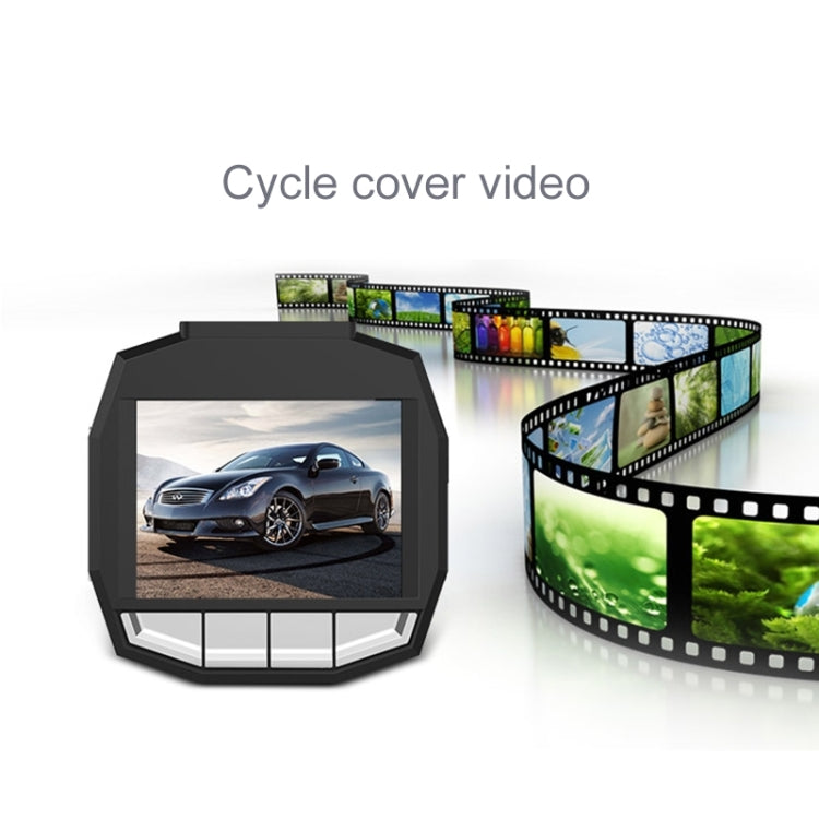 GEBITE G907 Full HD 1080P 2.4 inch Screen Display Vehicle DVR, 160 Degree Wide Angle Viewing, Support Loop Recording / Motion Detection / Parking Guard / G-Sensor / Lock Screen Function