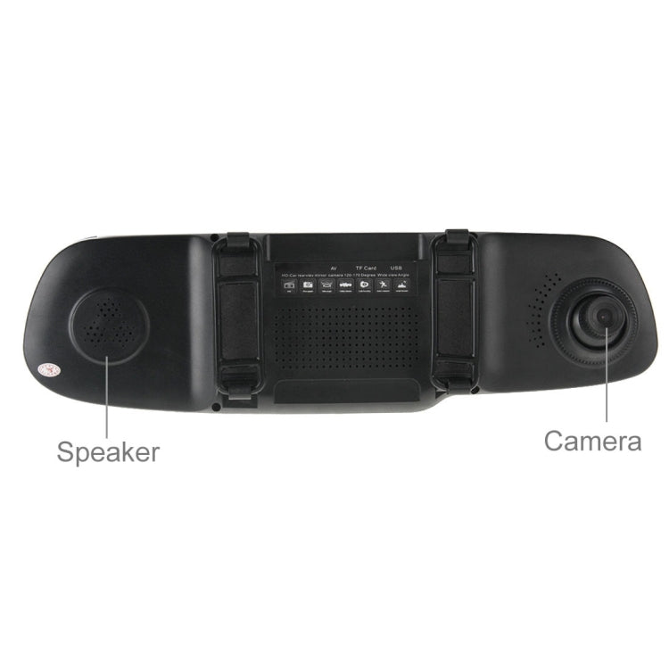 G831 HD 1080P 4.3 inch Screen Display Rearview Mirror Vehicle DVR, Novatek 96223 Programs, 120 Degree A+ Wide Angle Viewing, Support Loop Recording / Motion Detection Function