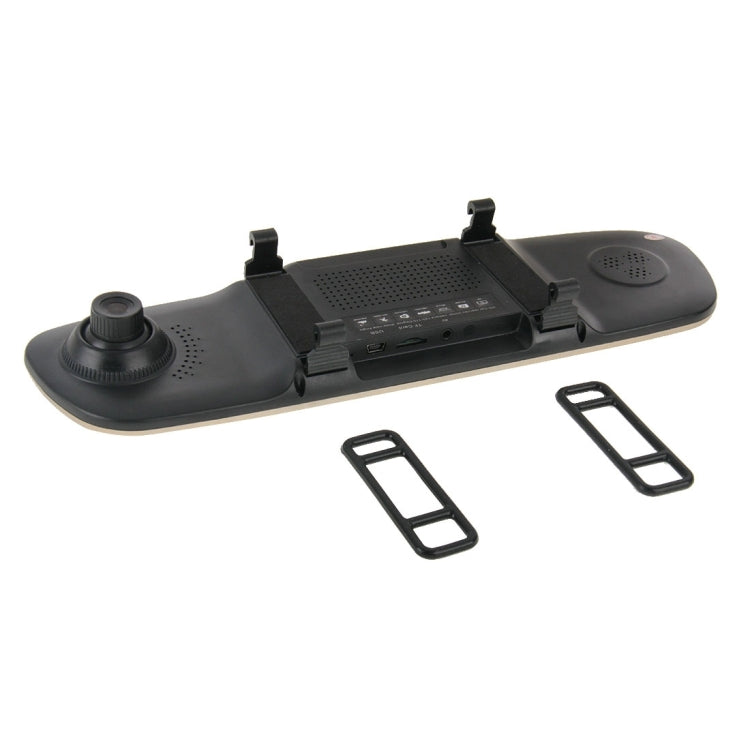 G831 HD 1080P 4.3 inch Screen Display Rearview Mirror Vehicle DVR, Novatek 96223 Programs, 120 Degree A+ Wide Angle Viewing, Support Loop Recording / Motion Detection Function