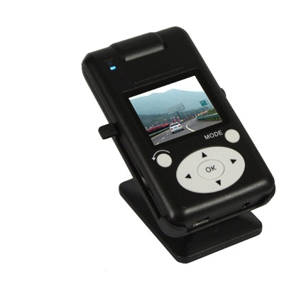 1.5 inch Mini Car DV, 90 degree Lens Rotation, Motion detection function, 3 million pixel 600*480, AV-OUT(Black)