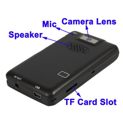 1.5 inch Mini Car DV, 90 degree Lens Rotation, Motion detection function, 3 million pixel 600*480, AV-OUT(Black)