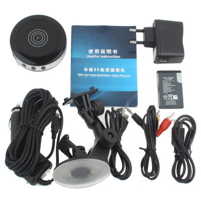 Car DV High Definition Video Recorder with Motion Detection, Viewing Angle: 72 degree, Support SD Card(Black)