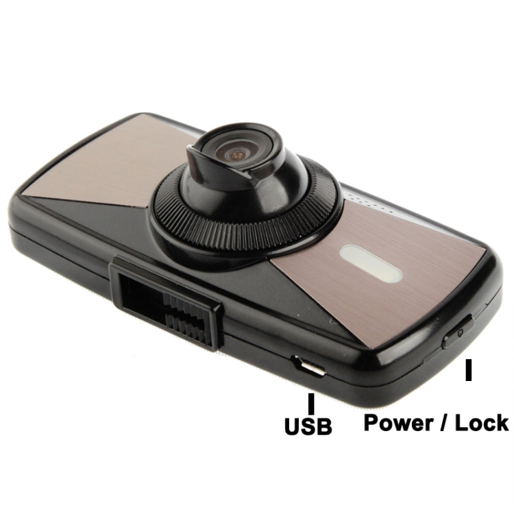 FULL HD 1080P Mini Vehicle DVR / Black Box, 2.7 inch LTPS Screen with touch-sensitive Keys, Support G-Sensor / Motion Detect / TF Card , 140 Degree Ultra Wide Angle Lens(Black)