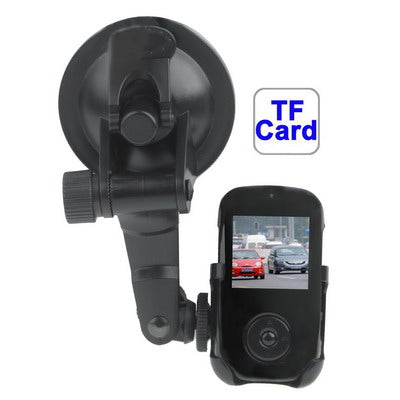 1.5 inch Screen Car Vehicle DVR, AVI Video format, Support TF Card, Loop Recording & Motion Detection function(Black)