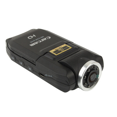 HD 720P 2.0 inch Screen Vehicle DVR, Support 8X Digital Zoom / Night Vision / TF Card / AVI Video Format / 140-degree Ultra Wide View Angle / 270-degree Flip-screen / HDMI Output / Loop Recording(Black)