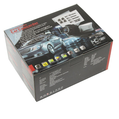 HD 720P 2.0 inch Screen Vehicle DVR, Support 8X Digital Zoom / Night Vision / TF Card / AVI Video Format / 140-degree Ultra Wide View Angle / 270-degree Flip-screen / HDMI Output / Loop Recording(Black)