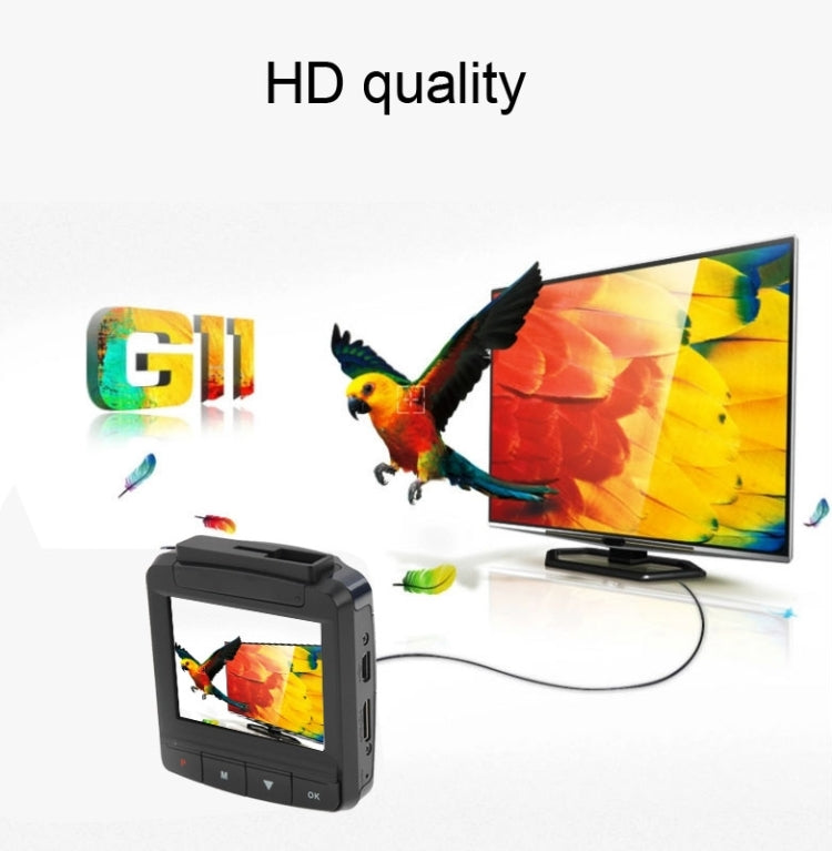 2.4 inch FULL HD 1080P Vehicle DVR, 148 Degree Viewing Angle, Support TF Card, Loop Recording & Motion Detection(Blue)