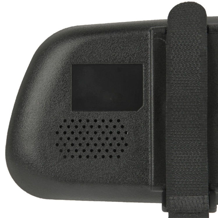 Full HD Rearview Mirror Vehicle Traveling Data Video Recorder with 2.8 inch TFT LCD Screen, Support TF Card / Motion Detection / G-sensor(Black)