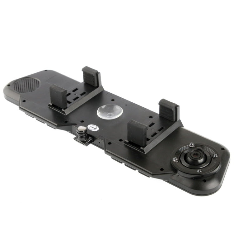 1080P Car Rear View Camera Video Recorder 4.3 inch LCD Screen with Bluetooth Earphone & 4 LED, Support Loop Recording / Night Vision / TF Card / HDMI Output Function, H.264 Video Codec (TKD913)(Black)