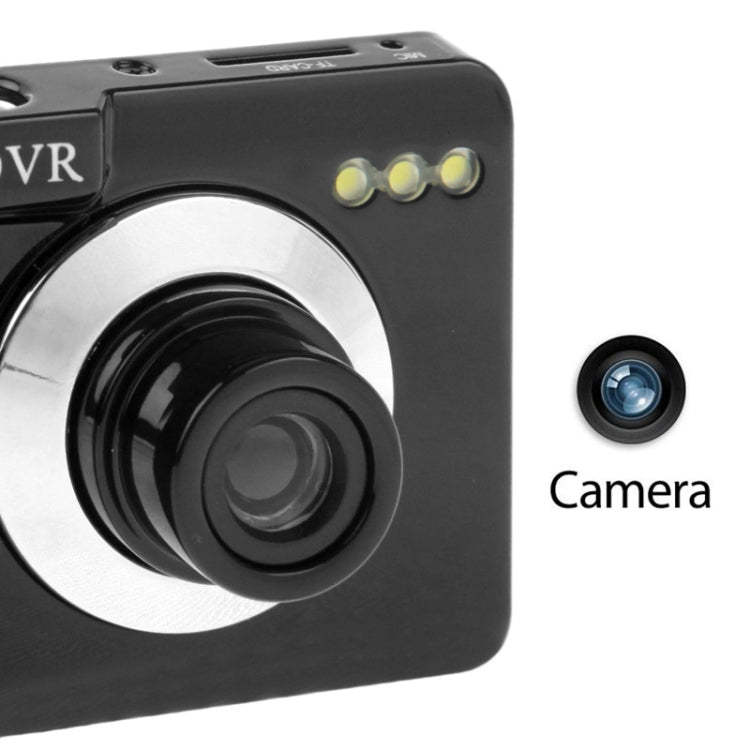 HD Portable DVR with 2.5 inch TFT LCD Screen, 120 Degree Ultra Wide-angle Lens, Support TF Card Up to 32GB (HD298)(Black)