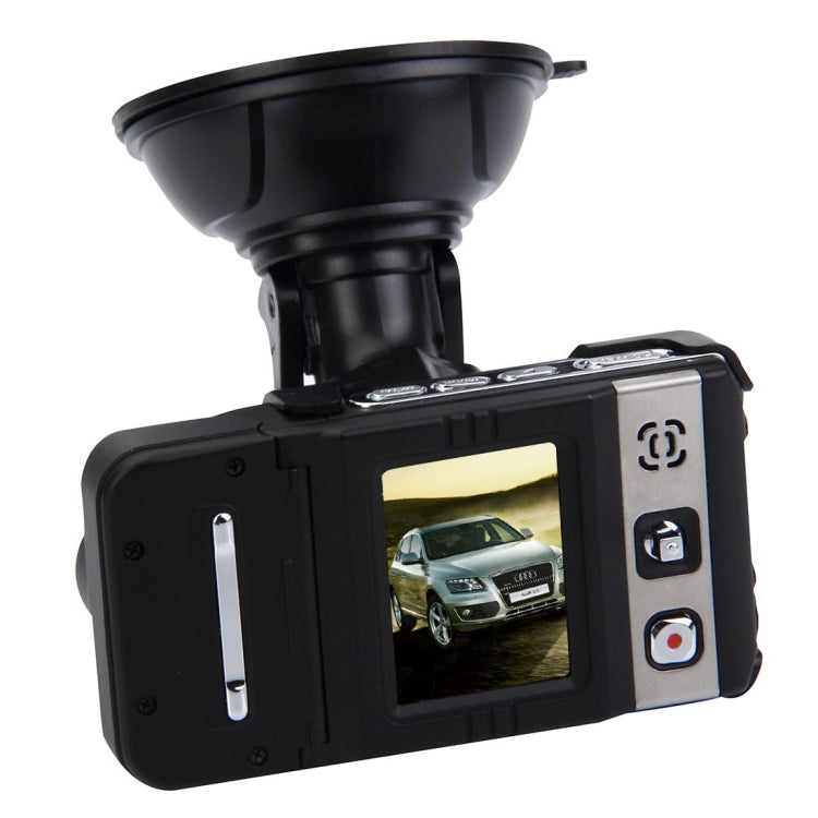 Mini F500 1.5 inch LCD Car DVR with Infrared Night Vision Lights, Support Night Vision / Motion Detection / HDMI / TF Card / AV OUT, 187 Degree Ultra Wide Angle Lens(Black)