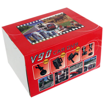 V90 2.5 inch TFT Screen Full HD 720 Car DVR Recorder, Support Anti-shake / Loop recording / Motion Detection / Infrared Night Vision / SD Card