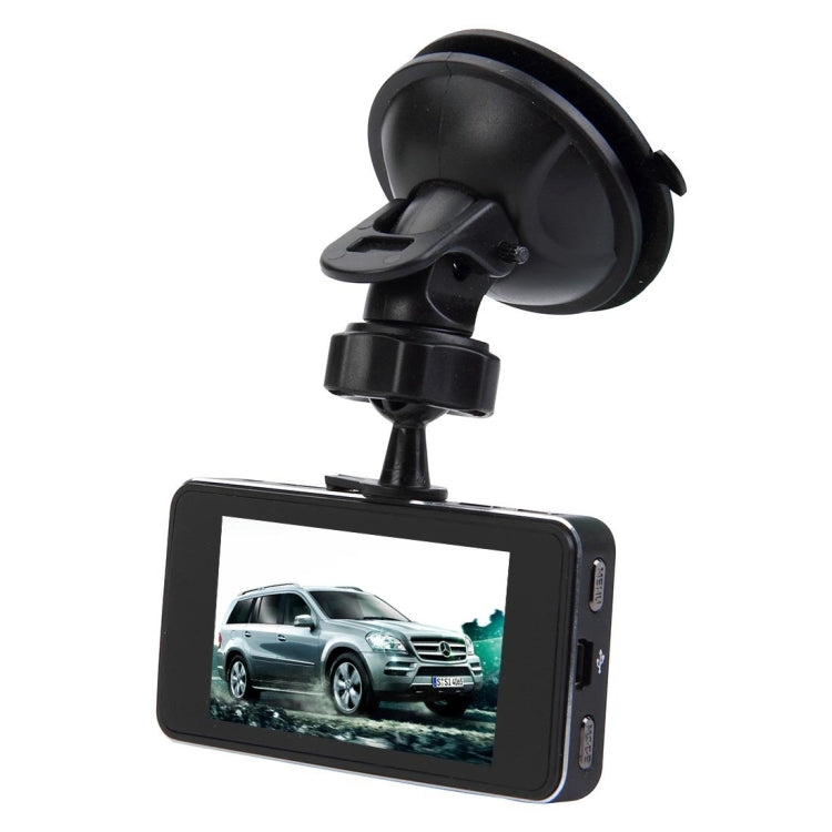 G3000 HD 720P 2.7 inch Screen Vehicle DVR, Support Loop Recording / Motion Detection / G-Sensor / HDMI / TF, 160 Degree Wide Angle Lens(Black)