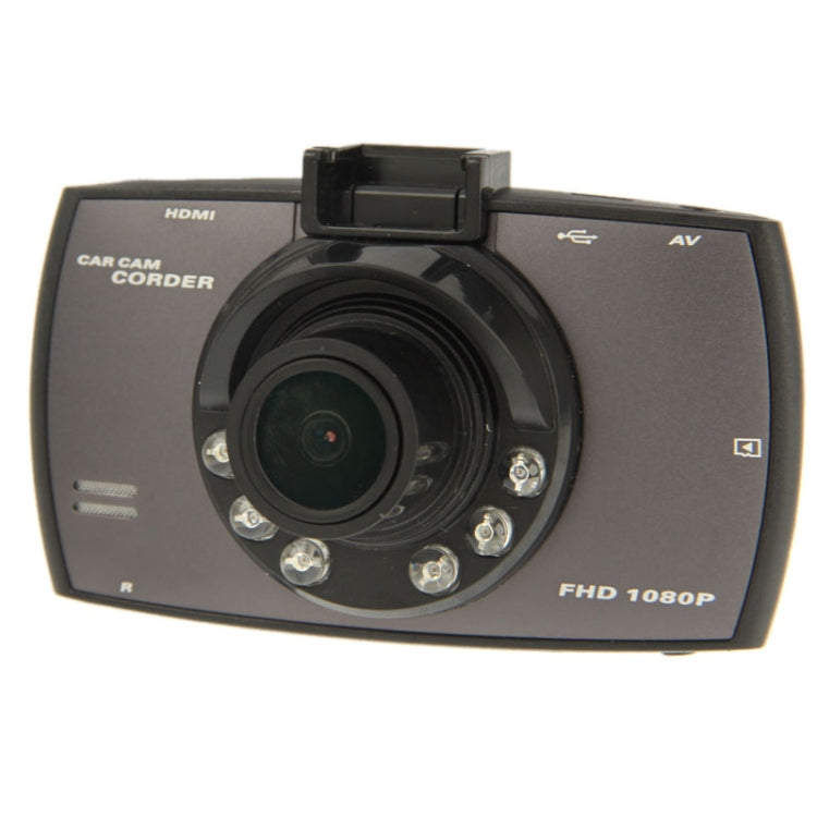 Full HD 1080P Vehicle DVR 2.7 inch Screen Display, Support TF Card, Support Loop Recording / Motion Detection / AV OUT / Night Vision (T838)(Black)