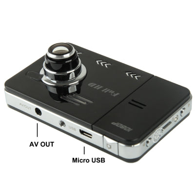 GF5000 2.7 inch Full HD 1080P Vehicle DVR / Car Camcorder, Support G-sensor / Motion Detection / Cycle Recording / TF Card, 120 Degree Wide Viewing Angle(Black)