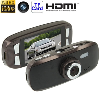 G1W Full HD 1080P 2.7 inch Screen 4X Digital Zoom Vehicle DVR, Support TF Card & G-Sensor, 120 Degree Wide View Angle(Black)