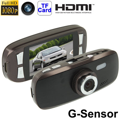 G1W Full HD 1080P 2.7 inch Screen 4X Digital Zoom Vehicle DVR, Support TF Card & G-Sensor, 120 Degree Wide View Angle(Black)