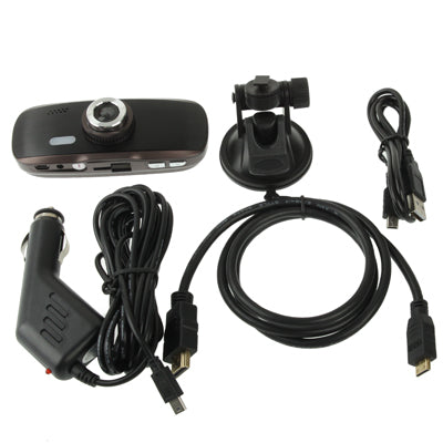 G1W Full HD 1080P 2.7 inch Screen 4X Digital Zoom Vehicle DVR, Support TF Card & G-Sensor, 120 Degree Wide View Angle(Black)