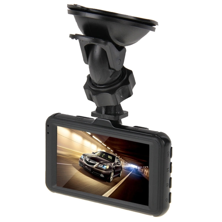 Full HD 1080P 3.0 inch Screen Display Car DVR Recorder, 170 Degree A+ Wide Viewing Angle Lens, Support Loop Recording / Motion Detection / G-Sensor Function