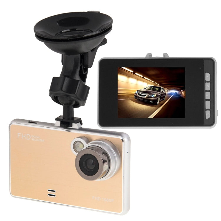 G2000 FHD 1080P 2.4 inch Screen Display Car DVR Recorder, Generalplus G6624 Programs, Support Loop Recording / Motion Detection / Night Vision Function