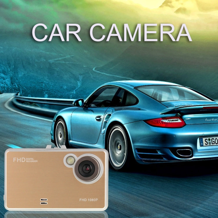 G2000 FHD 1080P 2.4 inch Screen Display Car DVR Recorder, Generalplus G6624 Programs, Support Loop Recording / Motion Detection / Night Vision Function