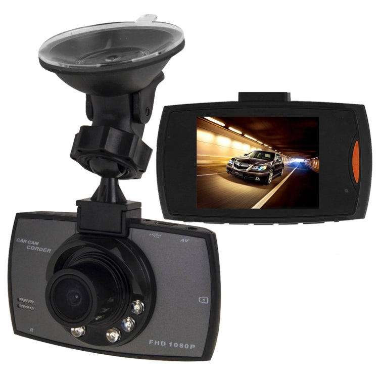 G30 Full HD 1080P 2.4 inch LCD Screen Display Car DVR Recorder, Novatek Programs, Support Loop Recording / Motion Detection / G-Sensor / Night Vision Function