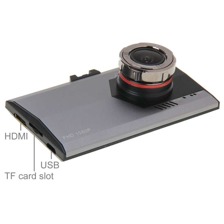 A8 Full HD 1080P 3.0 inch Screen Display Car DVR Recorder, 170 Degree Wide Angle Viewing, Generalplus 1248, Support Loop Recording / Motion Detection / G-Sensor Function