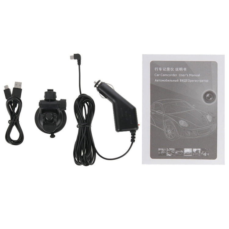 H619W Full HD 1080P 3.0 inch Screen Display Car DVR Recorder, 170 Degree Wide View Angle Lens, Support Loop Recording / Motion Detection / Night Vision / G-Sensor Function