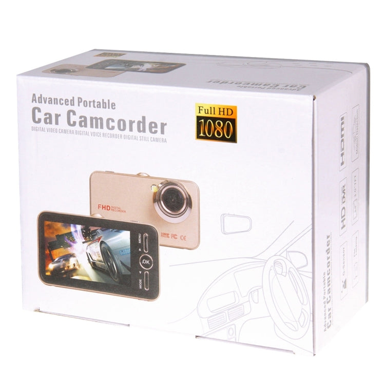 H505 Full HD 1080P 2.7 inch Screen Display Car DVR Recorder, HD Super Wide View Angle Lens, Support Loop Recording / Motion Detection / G-Sensor Function