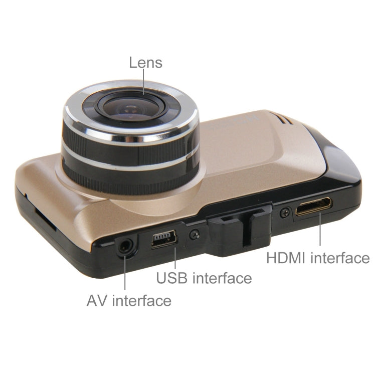 SD01 Full HD 1080P 3.0 inch Screen Display Car DVR Recorder, 120 A+ Grade Degree Wide View Angle Lens, Support Loop Recording / Motion Detection / Night Vision / SOS / G-Sensor Function