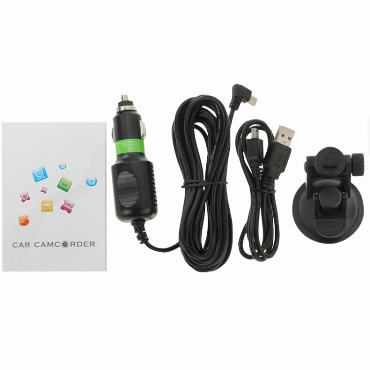 AT22 Full HD 1080P 2.7 inch Screen Display Vehicle DVR, 170 Degree Viewing Angle, Support Loop Recording / Motion Detection / G-sensor / Night Vision