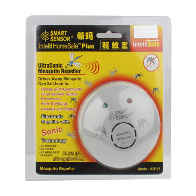 Ultrasonic Anti Mosquito Insect Pest Repeller (Only US Plug)(Grey)