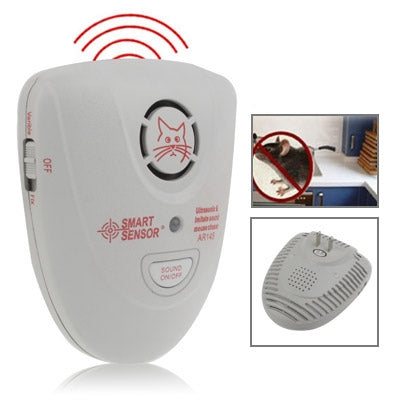 Ultrasonic & Imitate Sound Mouse Chaser (Only US Plug)(Grey)