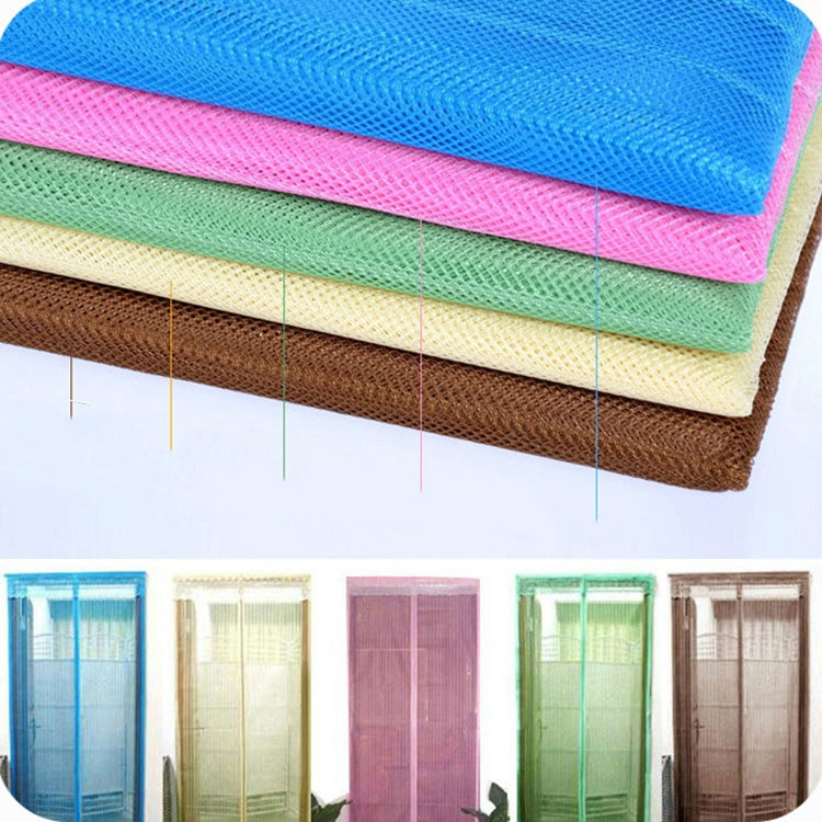 Stylish Magnetic Anti-Mosquito Soft Screen Door, Random Color Delivery