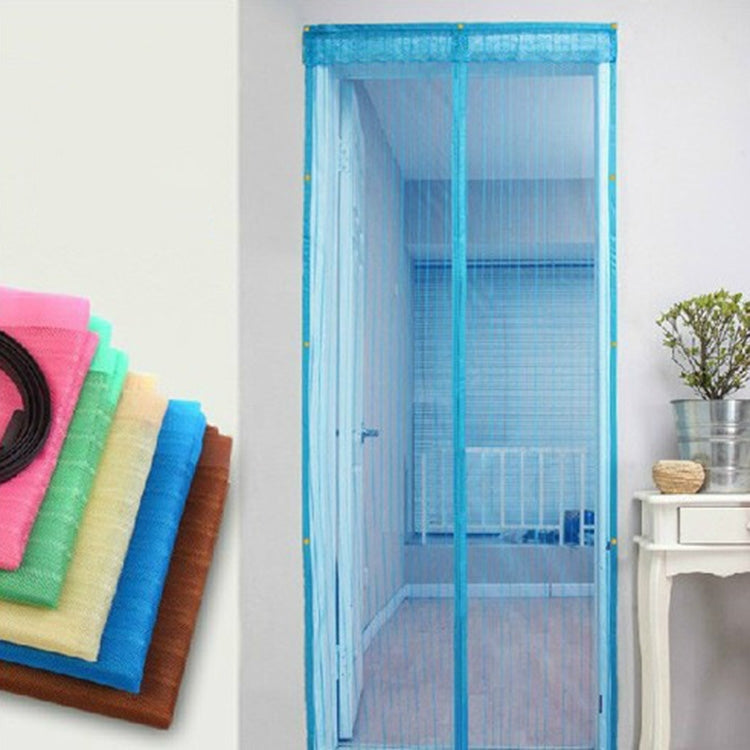 Stylish Magnetic Anti-Mosquito Soft Screen Door, Random Color Delivery
