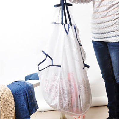 Large Capacity Portable Dirty Clothes Laundry Bag with Many Pockets