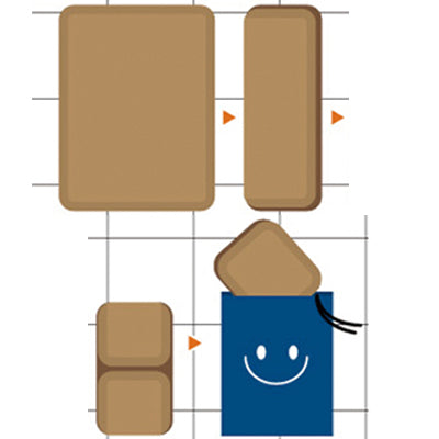 Recycling Nylon Bag Quilt Bag Storage Bag Storage Pouch (Random Color Delivery)