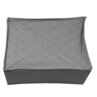 Foldable Box / Bamboo Charcoal Fibre Storage Bag for Bra,Underwear,Necktie,Socks (3 pcs in one packing,the price is for 3 pcs)(Grey)